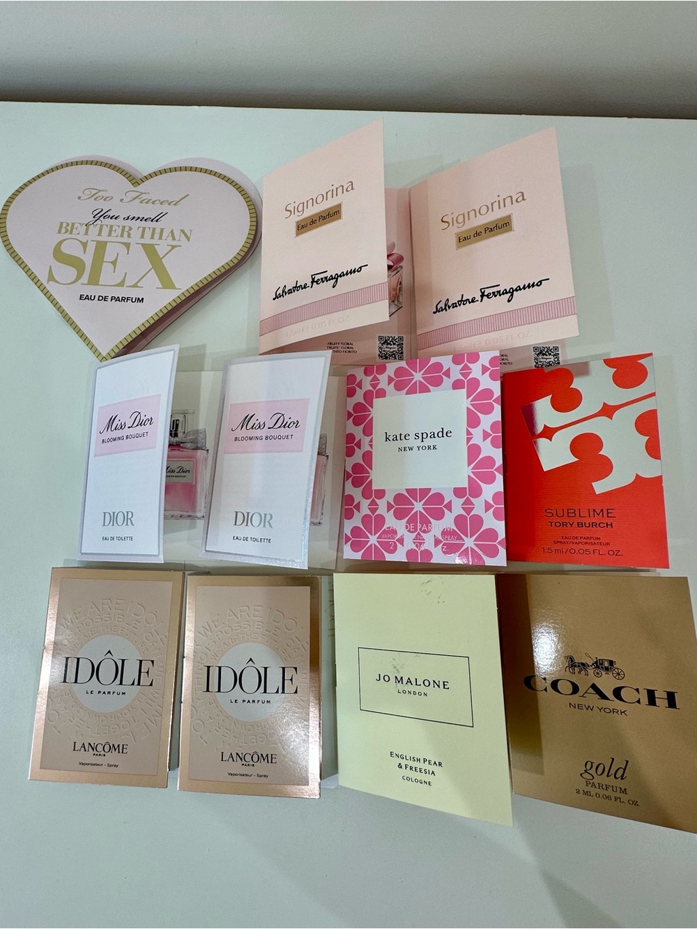 Designer Perfume Set of 11 Mini Sizes (See description)